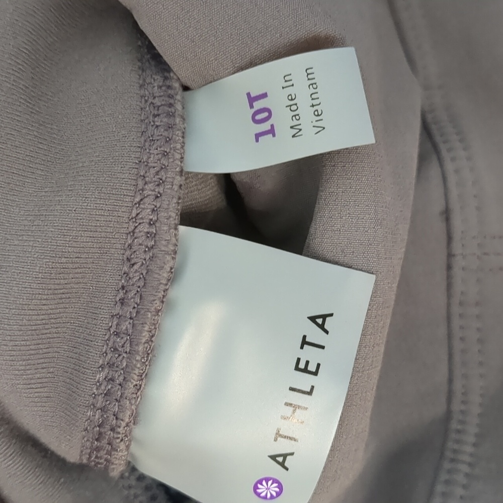 Athleta Highline Moto/Hiker in‎ Grey Size 10T - Picture 2 of 5